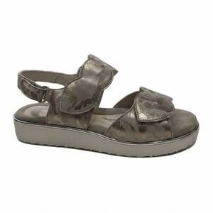 NEW BELLA COMFORTO women's coral open toe sandals in kaki mimetico